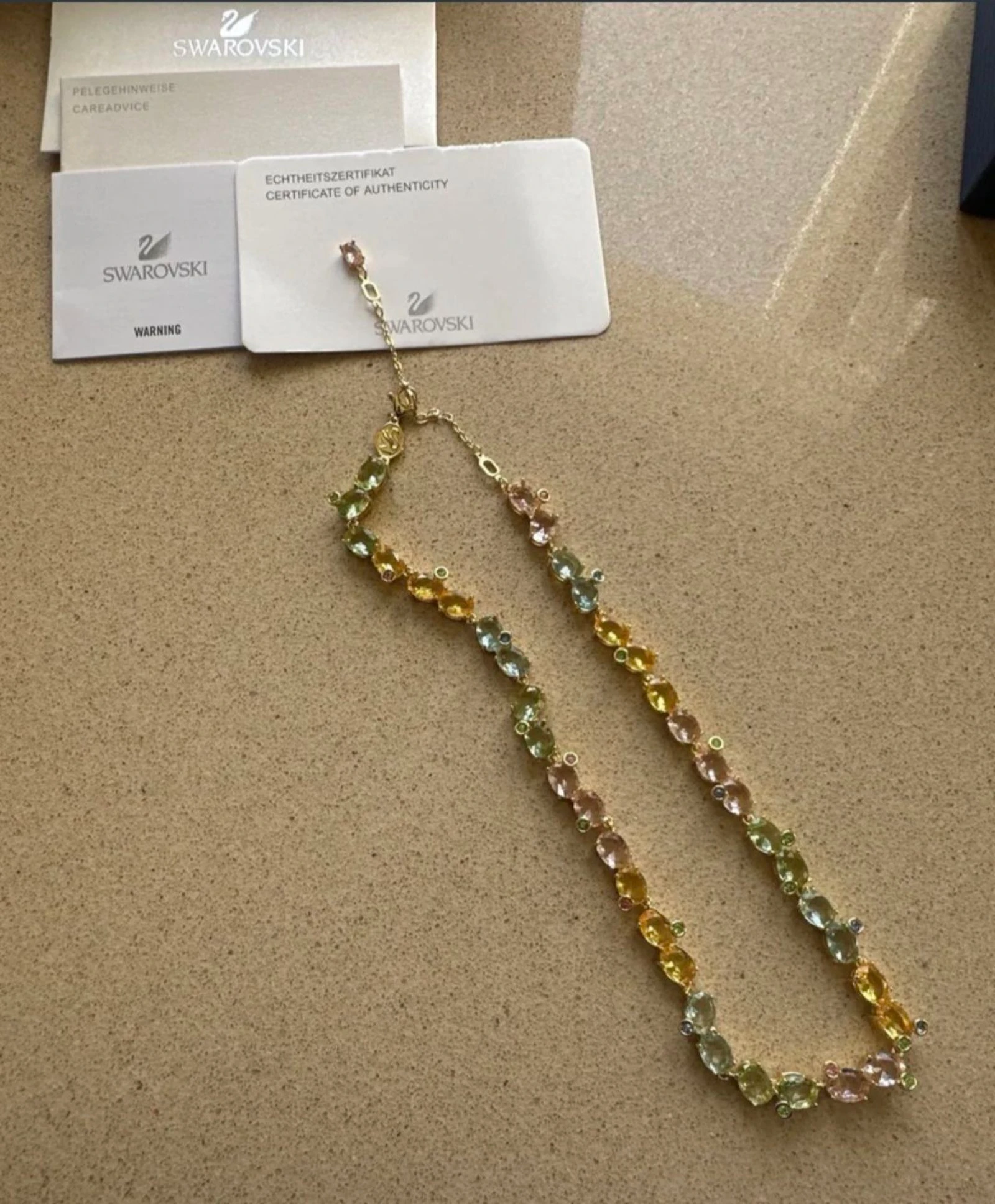 Colar swarovski gema  – photo 4
